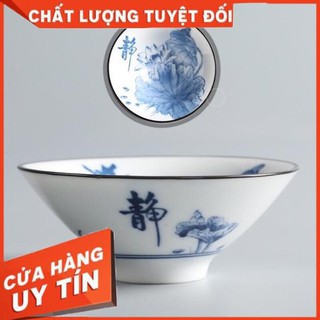 Giá hủy diệt -  Chén Trà Gốm Sứ Bát Tràng Phong Cách Nhật Bản Họa Tiết Vẽ Tay