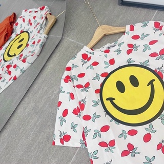 SET ÁO THUN MẶT CƯỜI KÈM QUẦN SHORT