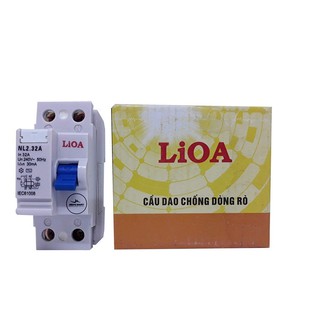 [ Cam kết hàng chính hãng] Cầu dao chống giật, chồng rò LIOA 2P
