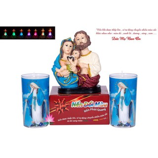 1 Cặp Nến Đổi Màu Công Giáo