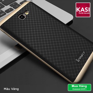 Ốp lưng Samsung J7 Prime Ipaky Caro viền vàng