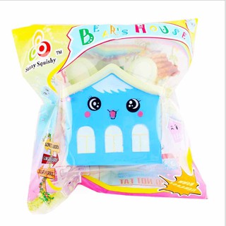 Squishy Ngôi nhà Gấu 8*11*8.5