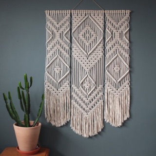 Mành Macrame treo tường trang trí