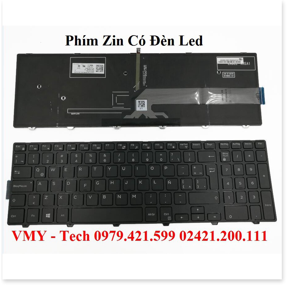 🆕 Bàn phím laptop Dell Inspiron 3551 3558 3559 3541 3542 3543 3567 3568 3567 5545 5542 5547 5555 5559 5748 5749 5758 75