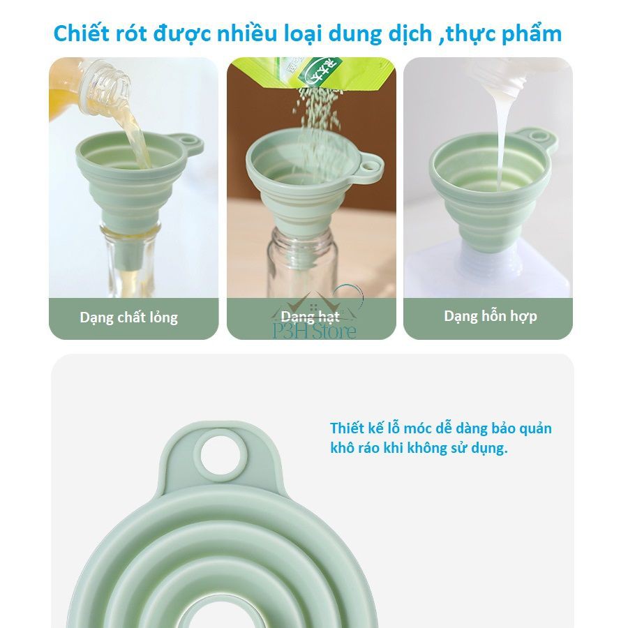 Phễu silicone có thể xếp gọn Fasola RY-350