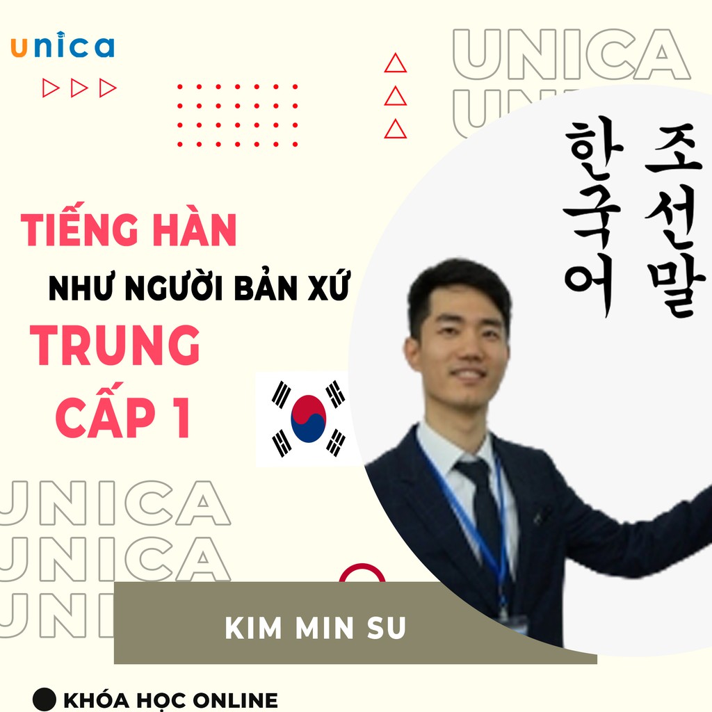 Toàn quốc- [Evoucher] FULL khóa học NGOẠI NGỮ- Nói tiếng Hàn như người bản ngữ - Trung cấp -[UNICA.VN]