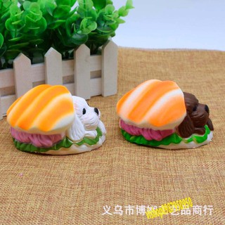 ĐỒ CHƠI SQUISHY BÁNH HUMBUGER CHÓ CÚN