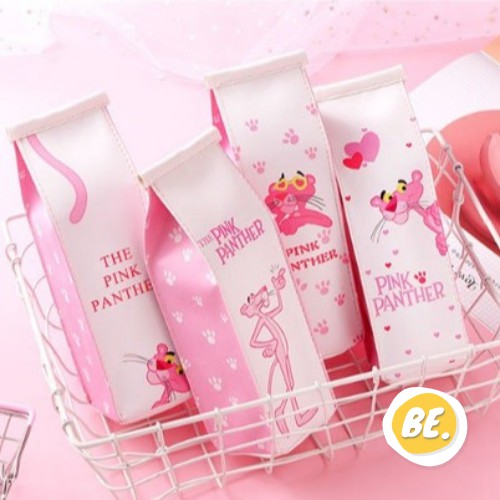 Bóp đựng bút Hộp sữa Bơ xanh Avocado và Báo Hồng Pink Panther Be Tiny