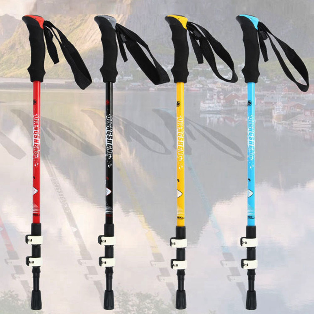 TREKKING Gậy Đi Bộ 3 Khớp Nối Dài 63-135cm