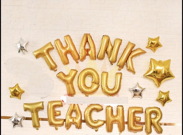 Set bóng trang trí ngày 20/11 nhà giáo Việt Nam happy teachers day