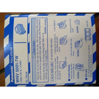 Combo 10 chiếc Hạt công tắc 1 chiều Panasonic Full-Color (Hạt nhỏ)