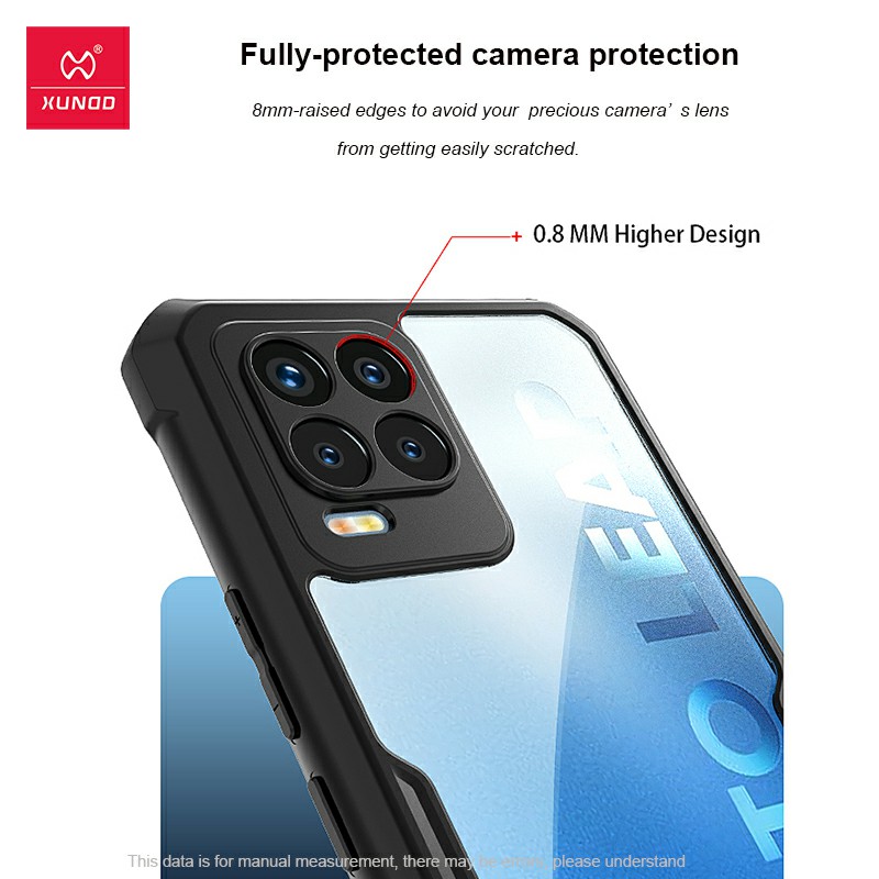 Ốp lưng Oppo Realme 8 4G / Readme 8 Pro / Realme 8 5G / Realme 9 Pro hiệu Xundd lưng trong viền màu cao cấp