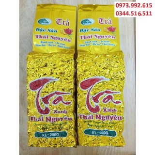 Trà Tân Cương Trà Đặc Sản Thái Nguyên Xanh gói 200g Đặc Sản