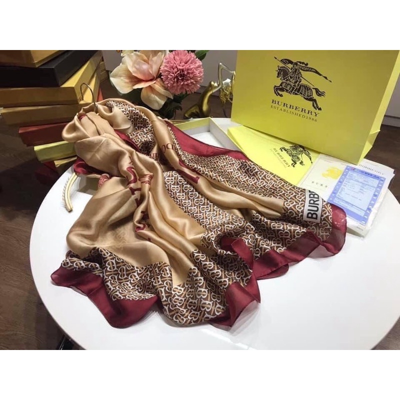 Lụa hàn châu cao cấp bbr be đậm