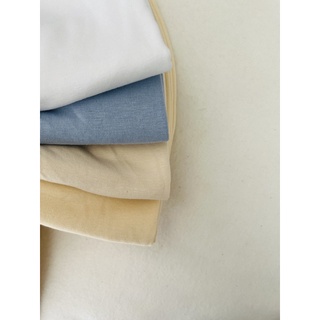 Vải thun tăm nhuyễn màu pastel