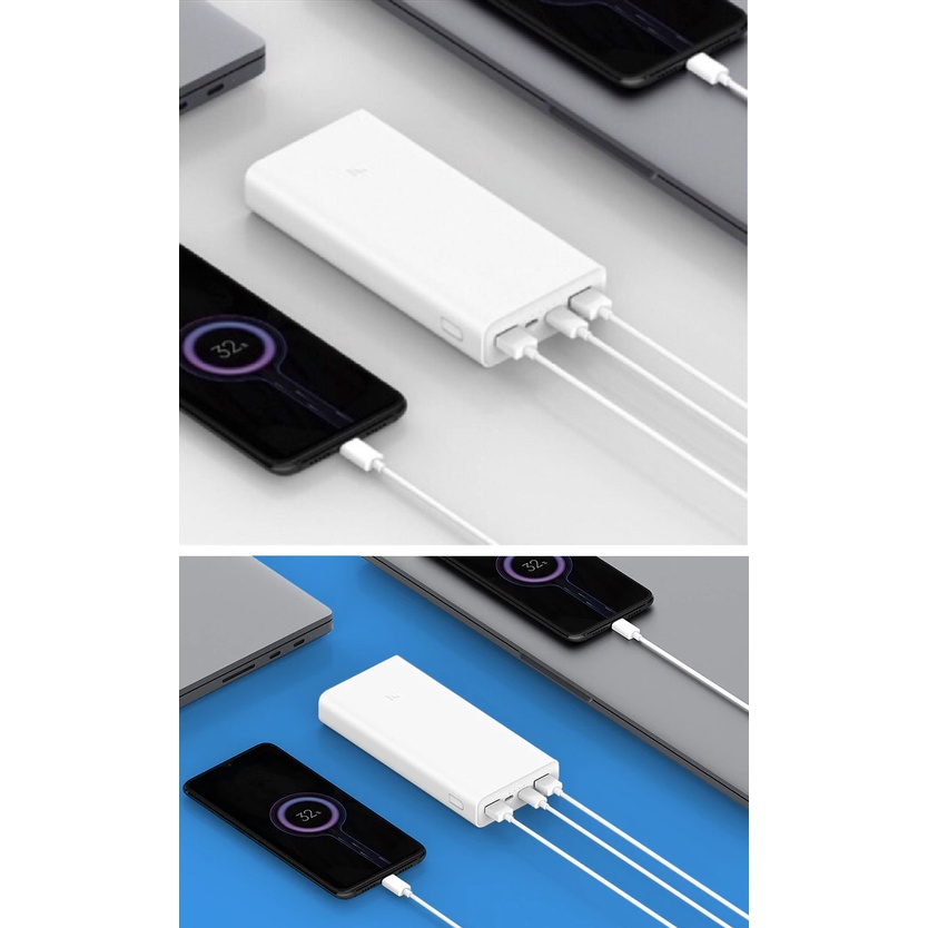 Pin dự phòng Xiaomi PLM18ZM GEN3(VER2019) 20.000mAh 3 cổng sạc