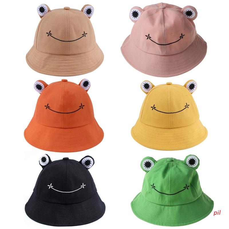 Nón Bucket Chống Nắng Hình Chú Ếch Dễ Thương Có Thể Gấp Gọn Tiện Dụng
