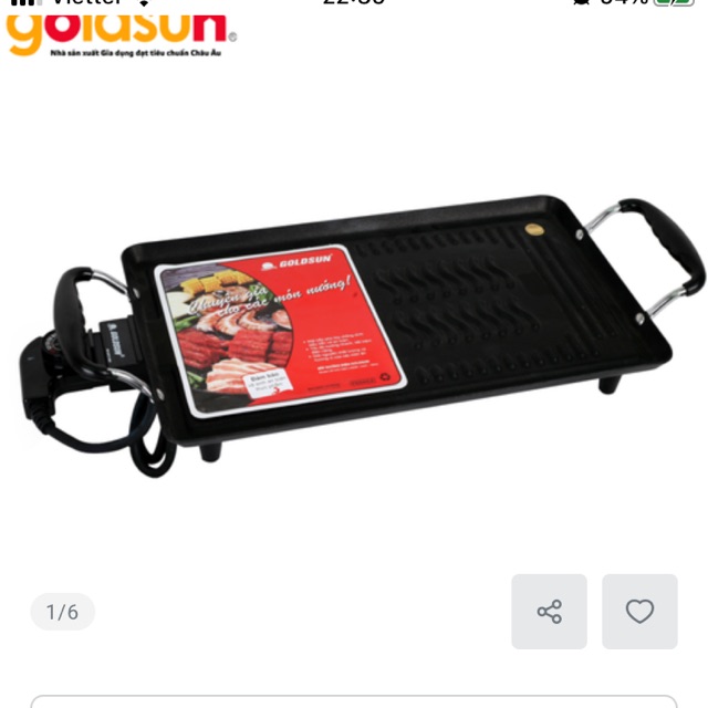 Bếp nướng điện Goldsun GR-GYC 1400