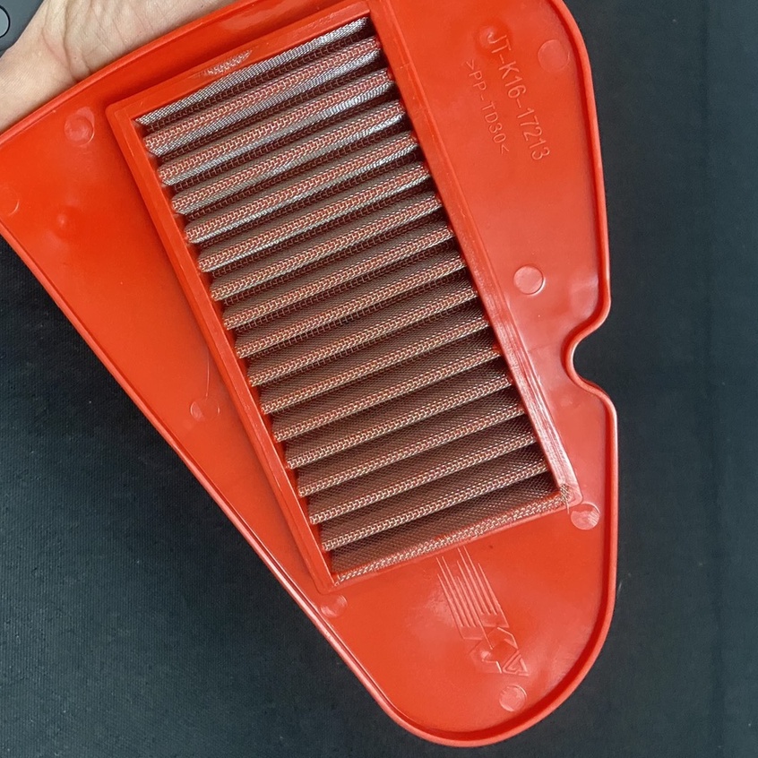 Lọc gió lưới thép HONDA SCOPPY cao su đỏ siêu thoáng hút, dễ dàng vệ sinh sử dụng lâu dài