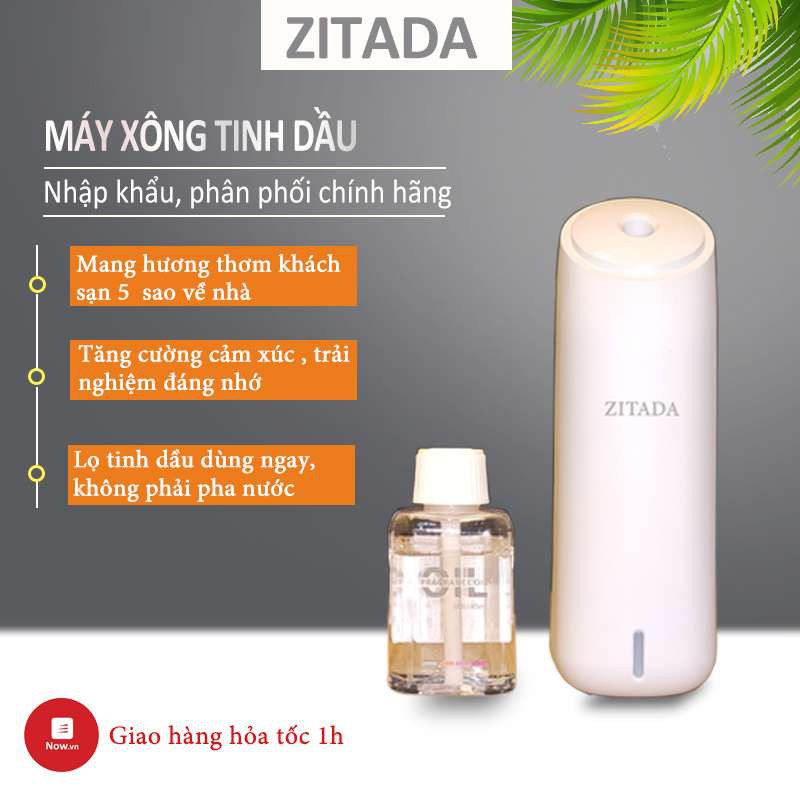 Máy xịt thơm tự động, xông tinh dầu, khử mùi Zitada phòng khách, phòng ngủ, vệ sinh, cửa hàng, văn phòng