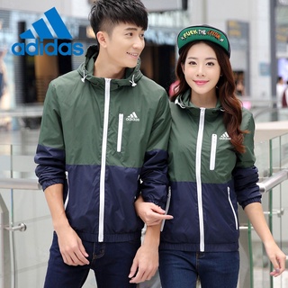 Adidas Áo khoác có nón chống thấm nước thời trang cho nam