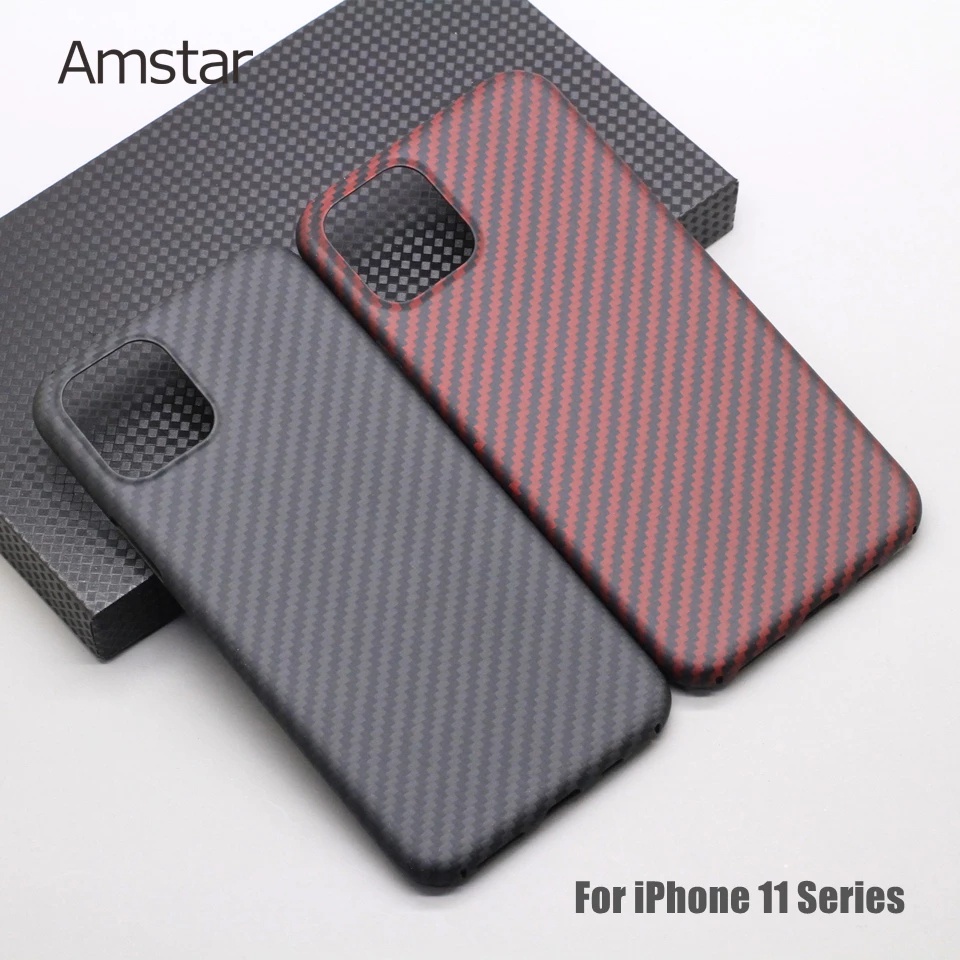 Ốp Điện Thoại Sợi Carbon 100% Siêu Mỏng Cho iPhone 13/13 Mini/13 Pro MAX/12 Pro MAX/11 Pro MAX/X XS MAX XR