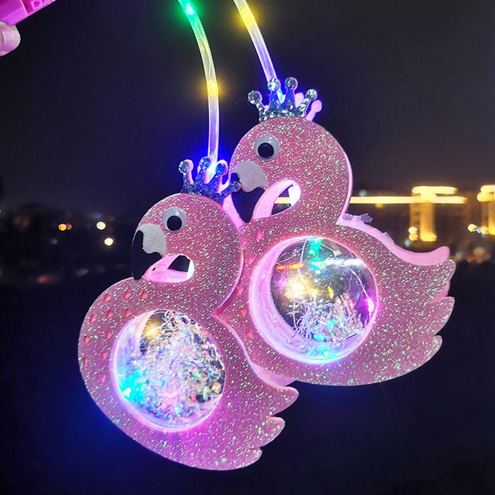 Đèn Lồng LED Hình Chim Hồng Hạc Hoạt Hình Trang Trí Tiệc Sinh Nhật Cho Bé