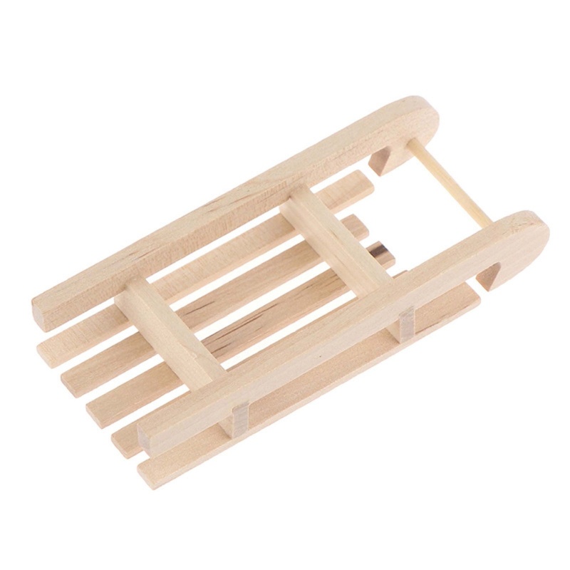 Mô Hình Giáng Sinh Bằng Gỗ Dùng Trang Trí Nhà Búp Bê