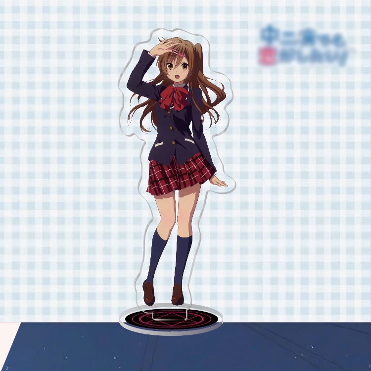 Standee IN HÌNH Chuunibyou demo Koi ga Shitai! Tuổi mới lớn mộng mơ tượng acrylic anime mica chibi trưng bày