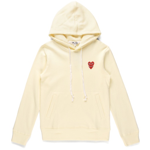 play comme des garcons CDG Áo len có mũ trùm đầu thông thường của nam và nữ ngụy trang mới