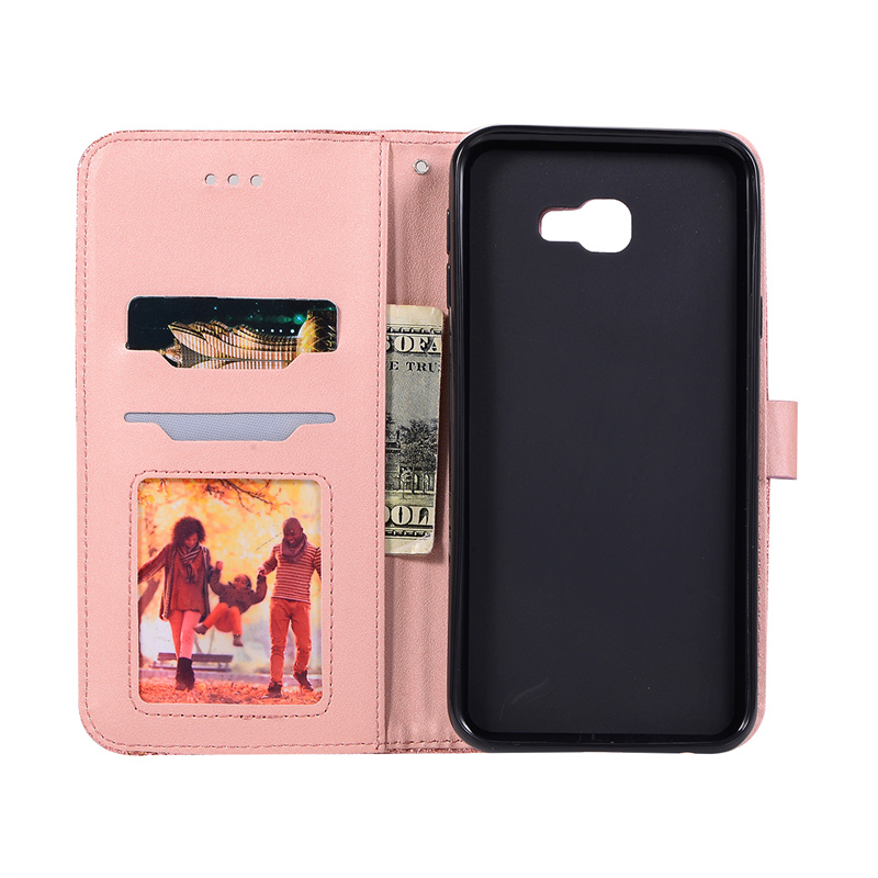 Samsung Galaxy J4 + Mobile Phone Case Wallet J4 case cover sm-j415f / DS protective cover 6.0 inch j4prime new J3 silicone j415gn / DS men's magnetic buckle