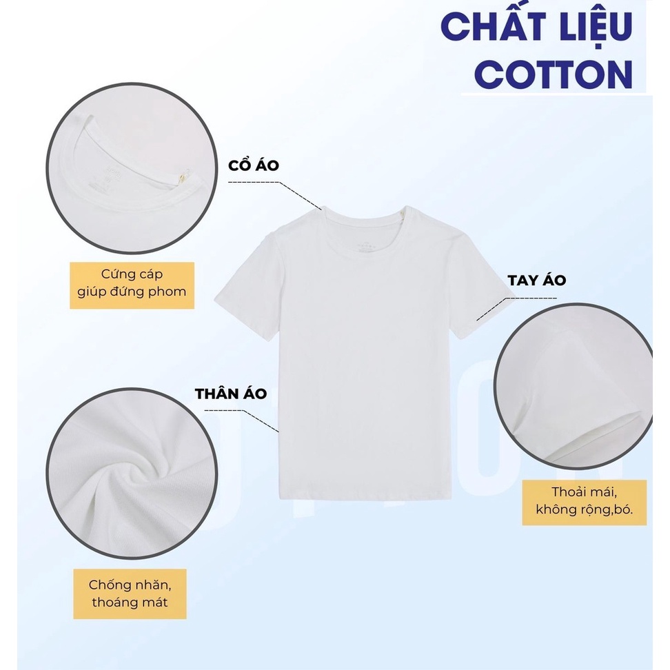 Áo Lót Nam Dệt Kim Đông Xuân Cộc Tay Vicci Màu Trắng, Vải Cotton Mềm Mịn, Co Giãn, Thấm Hút Mồ Hôi, Siêu Thoáng Mát