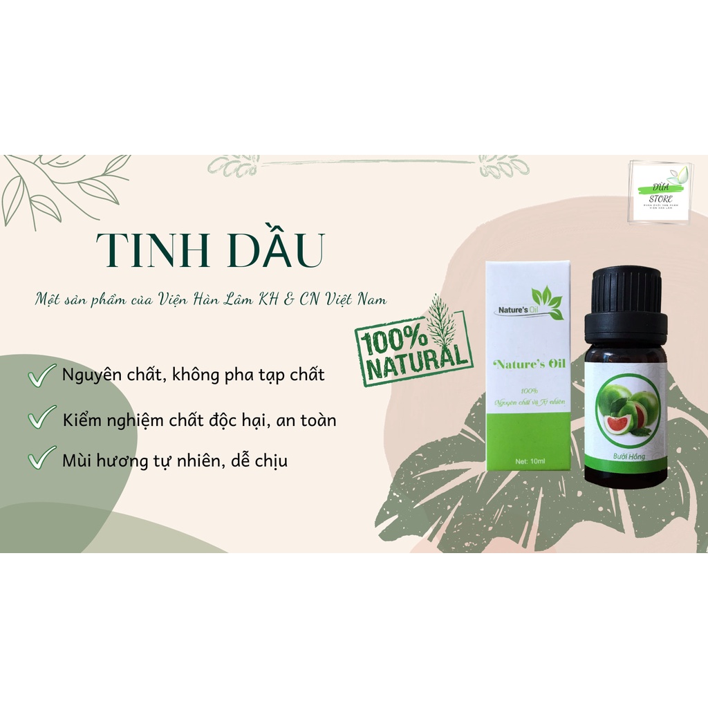 Tinh dầu thiên nhiên nguyên chất Viện Hàn Lâm Khoa học công nghệ