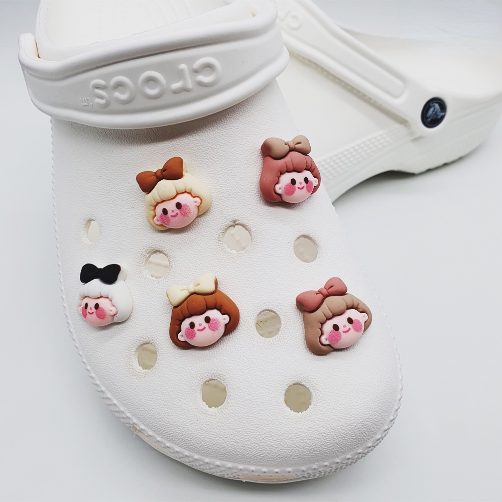 Phụ Kiện Trang Trí Giày Crocs Hình Giày Jibbitz Hoạt Hình Dễ Thương Diy