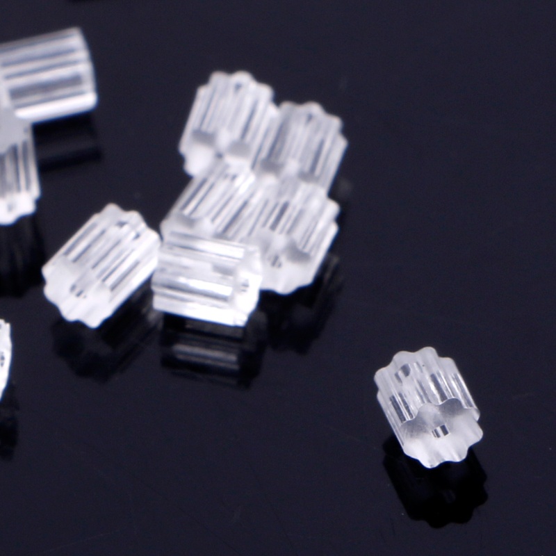 Set 1000 Nút Silicon Mềm An Toàn Gắn Sau Tai / Lưng / Mặt Sau Hoa