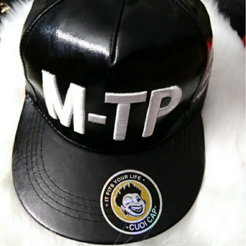NÓN MŨ LƯỠI TRAI MTP DA PU