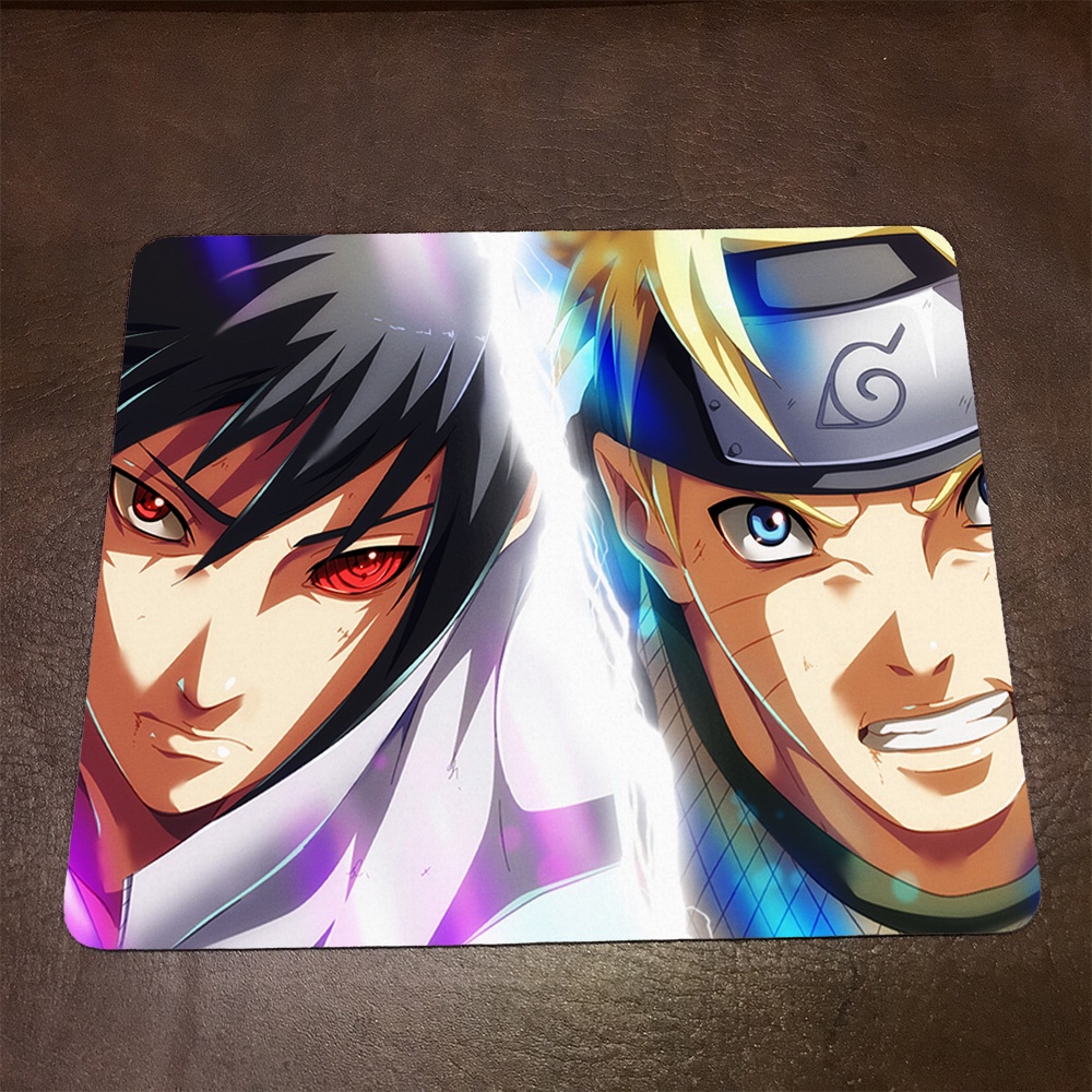 Lót chuột máy tính Anime Naruto Wallpapers 6 Mousepad cao su êm ái. Nhận in theo yêu cầu