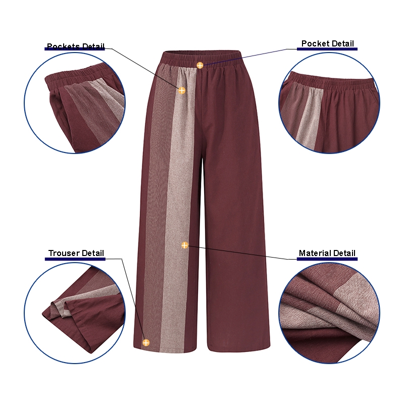 Quần Dài ZANZEA Thiết Kế Ống Rộng Phong Cách Thổ Cẩm Thời Trang Cho Nữ | BigBuy360 - bigbuy360.vn