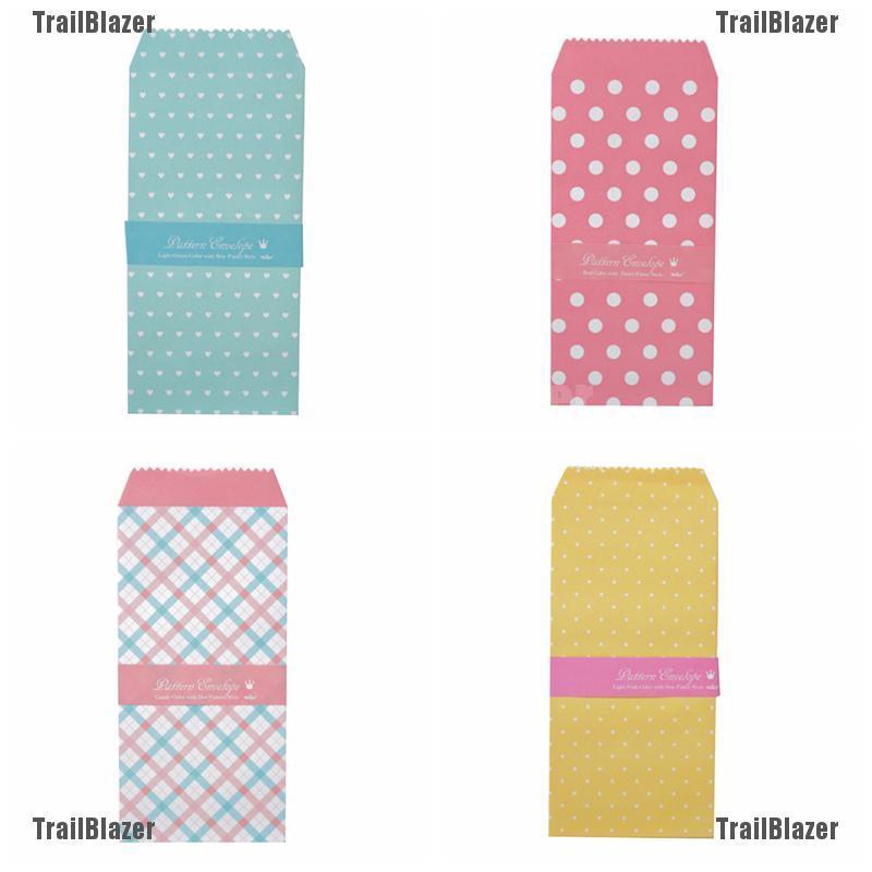 Bộ 5 bao thư in hình ảnh nữ tính đáng yêu