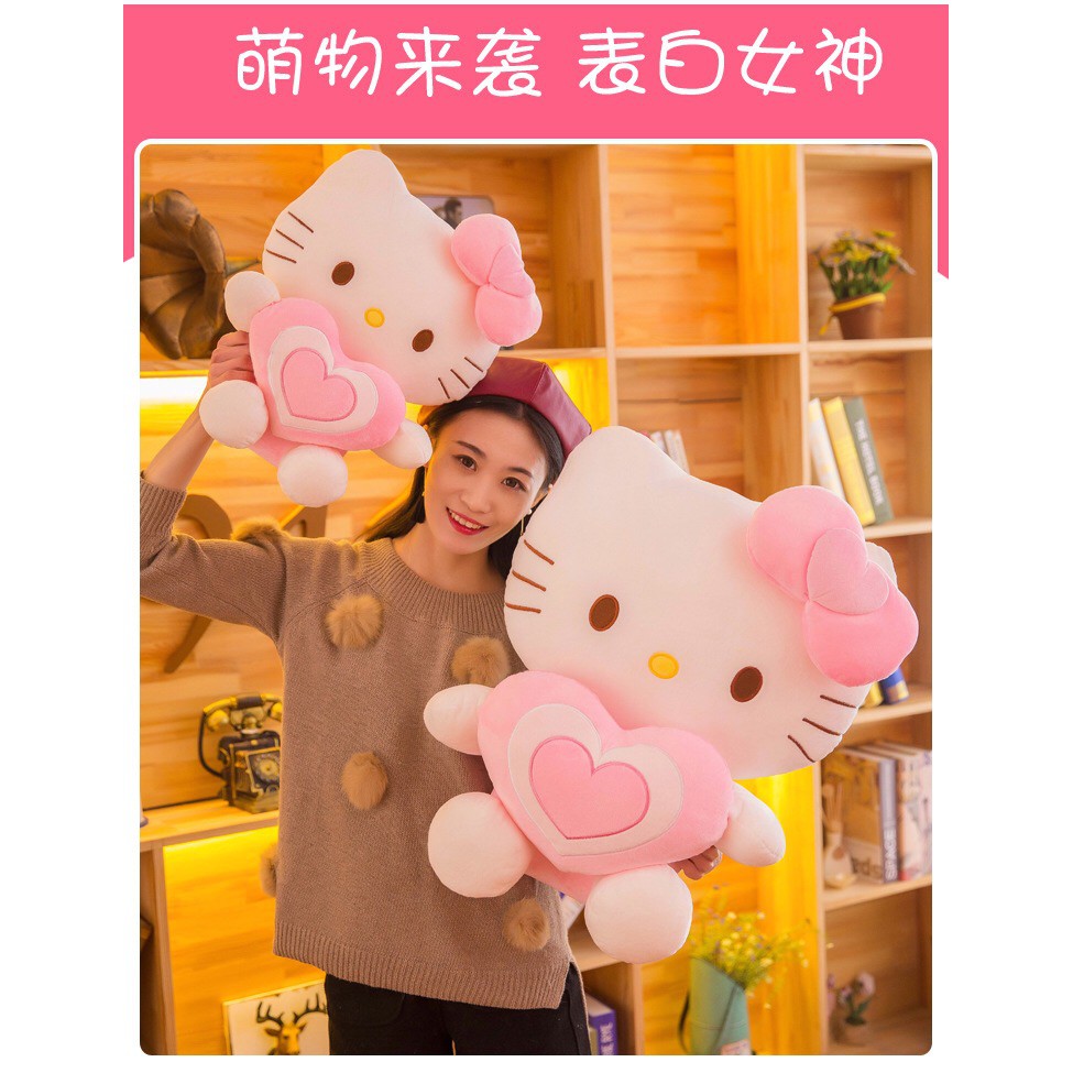 Gối Ôm Hình Hello Kitty Xinh Xắn Êm Ái