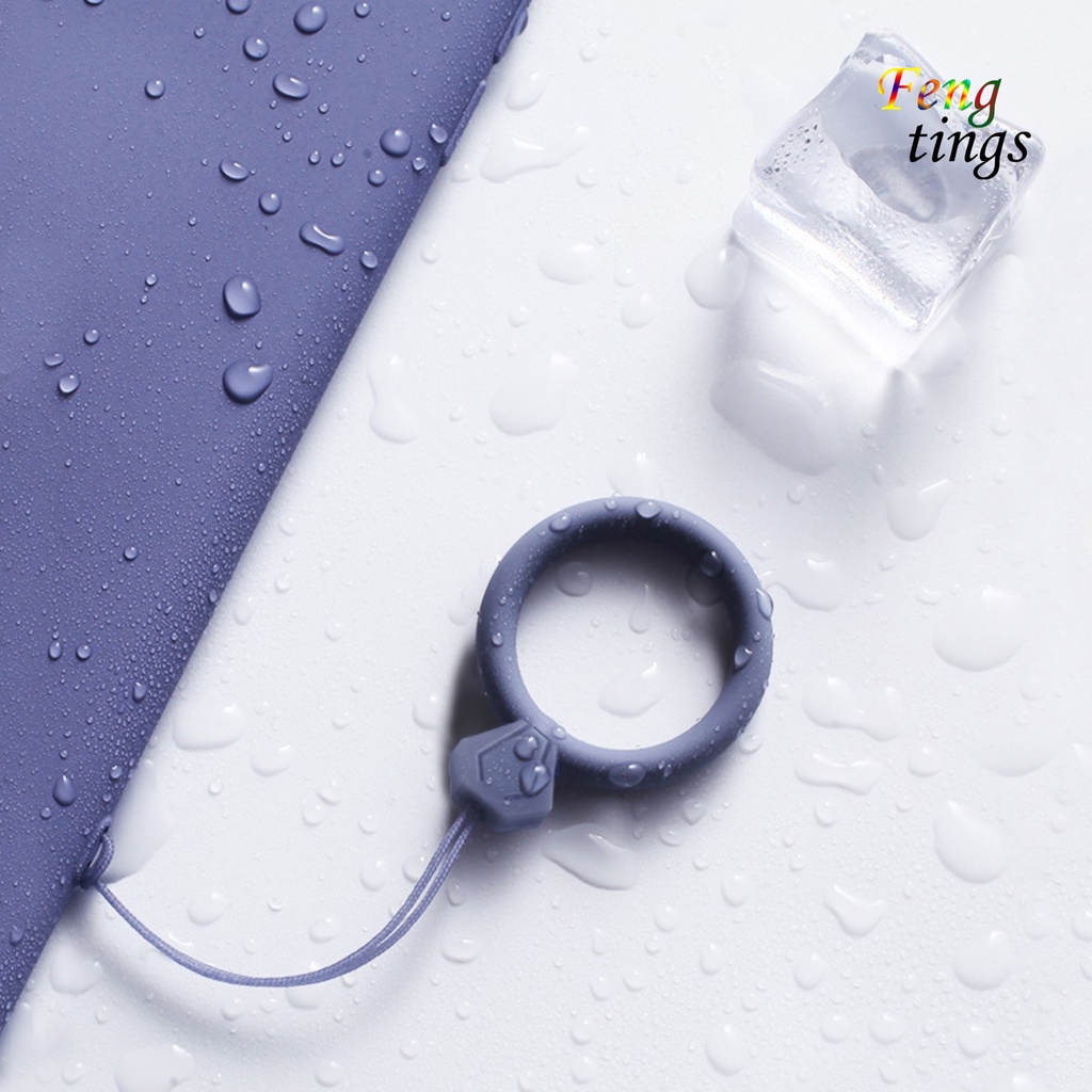 Set 2 Dây Đeo Điện Thoại Bằng Silicon Họa Tiết Hoạt Hình Dễ Thương