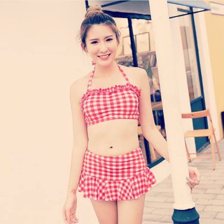Bikini Caro kèm áo ren lỗ