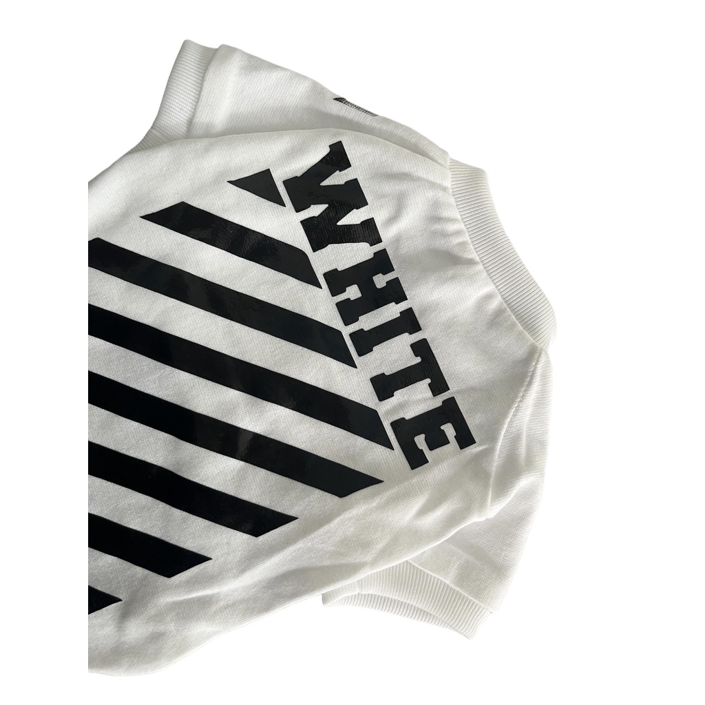 Áo ba lỗ cho chó mèo/ Áo ba lỗ Off - White cho thú cưng