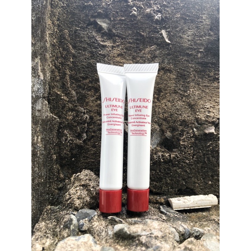 (5ml) Kem dưỡng mắt Shiseido Beneflance Wrinkle Smoothing/ Ultimune Power Infusing Eye Concentrate 5ml