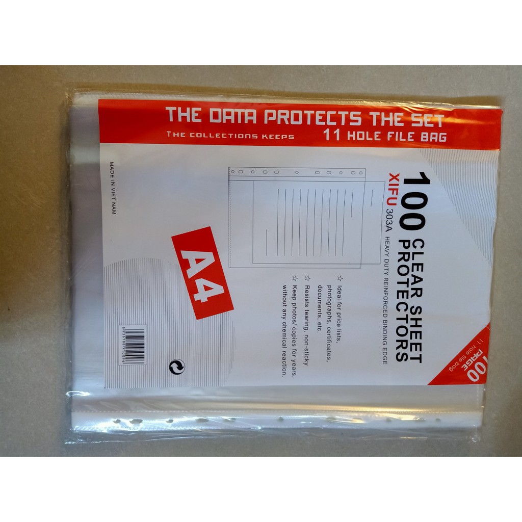 Combo 10 Xấp Bìa LỗXiFu a4- 4.0gr