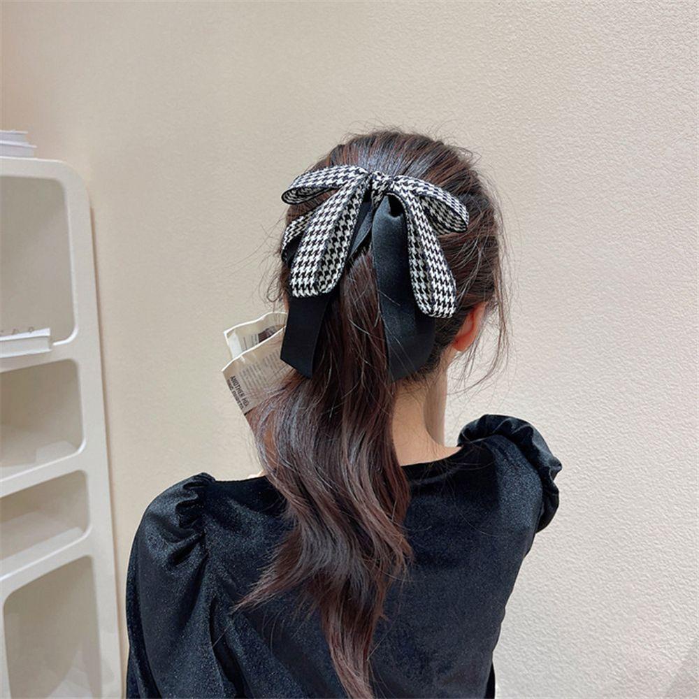 Kẹp Tóc Nơ Bằng Nhựa Resin Thiết Kế Thời Trang Cho Nữ