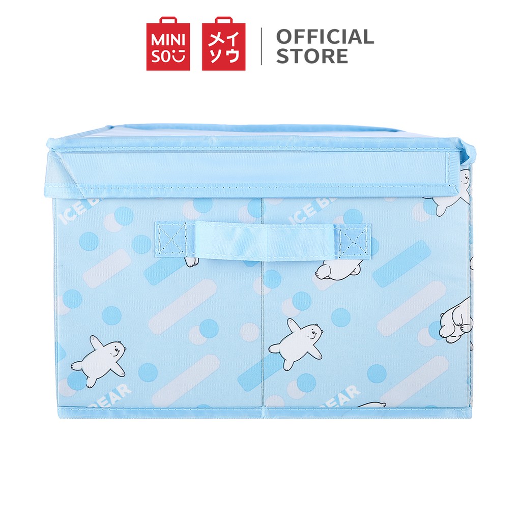 Thùng đựng đồ cỡ lớn(Ice Bear) Miniso x We Bare Bears