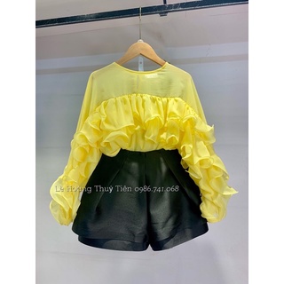 [Set đồ thiết kế] Set áo bèo quần tafta Sịn