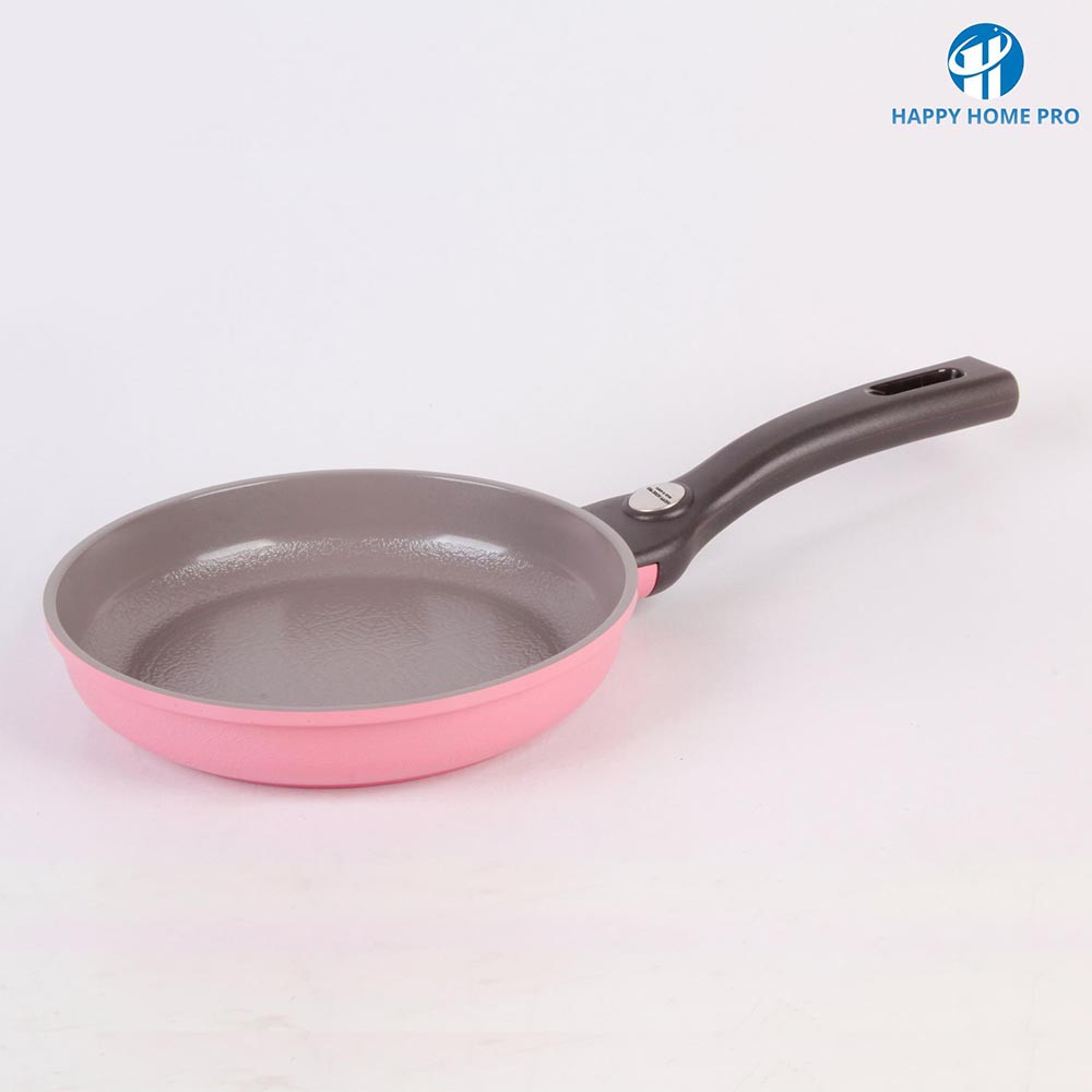 Chảo chống dính tráng sứ Galaxy 7 lớp Ceramic Happy Home Pro đường kính miệng 20cm đáy từ - Made in Korea