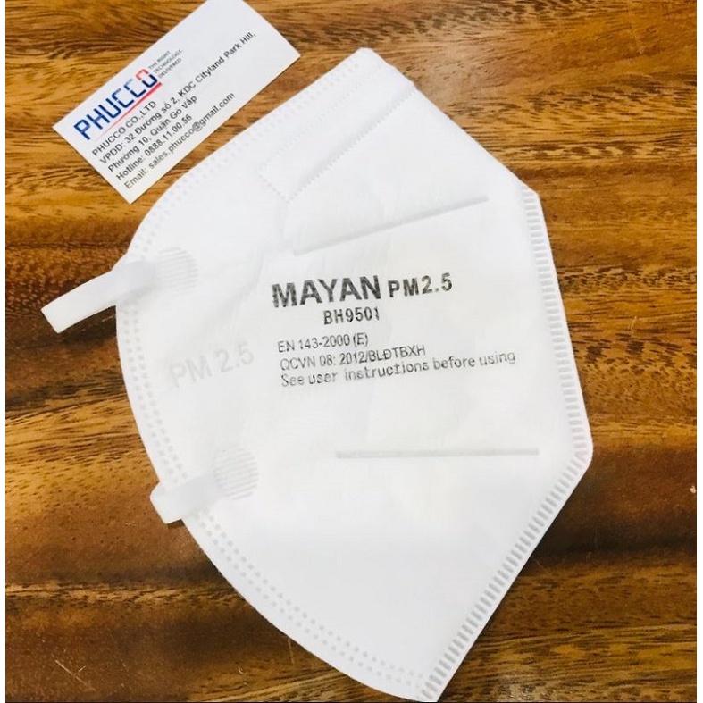 [HCM - Shopee Express 2H] [Gói/ 2 cái] Khẩu trang N95 MAYAN, lọc bụi mịn PM2.5,  lọc 99% vi khuẩn, virut, qua không khí | BigBuy360 - bigbuy360.vn